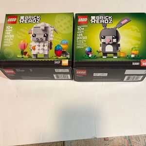 LEGO BrickHeadz Sheep and Bunny Building Set - White, Gray, Black, Pink